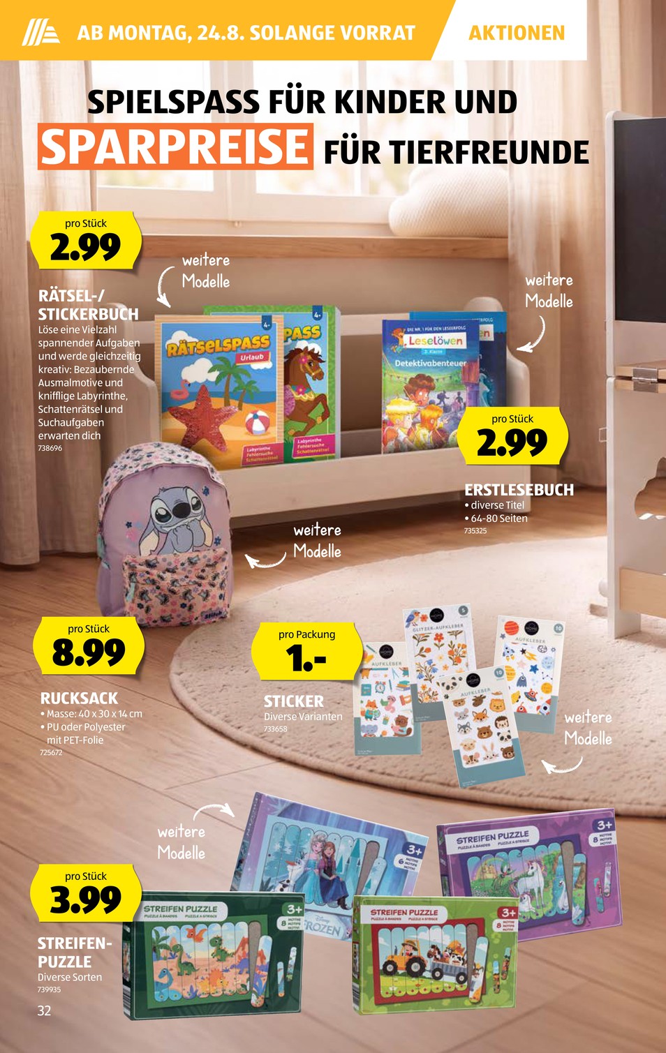 Aldi Suisse catalog page 32 — 2026-08-17 to 2026-08-22