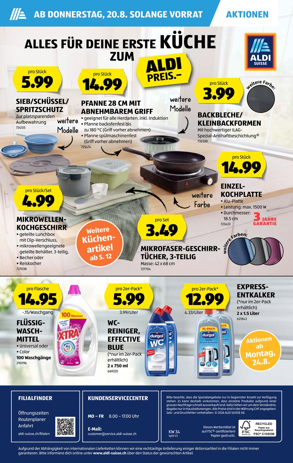 Aldi Suisse catalog page 36 — 2026-08-17 to 2026-08-22