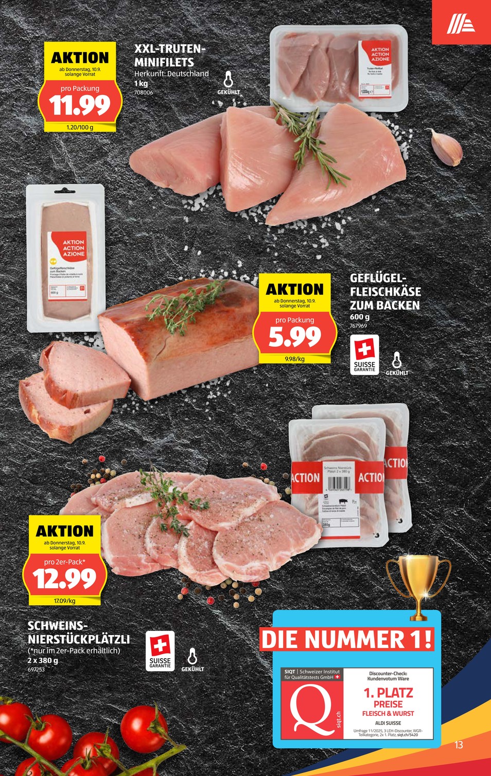 Aldi Suisse catalog page 13 — 2026-09-07 to 2026-09-12