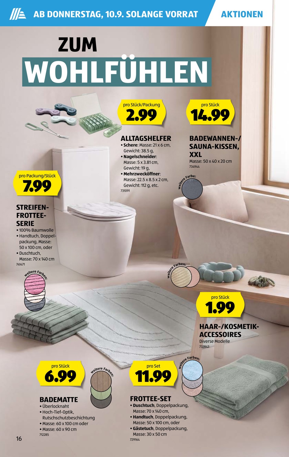 Aldi Suisse catalog page 16 — 2026-09-07 to 2026-09-12