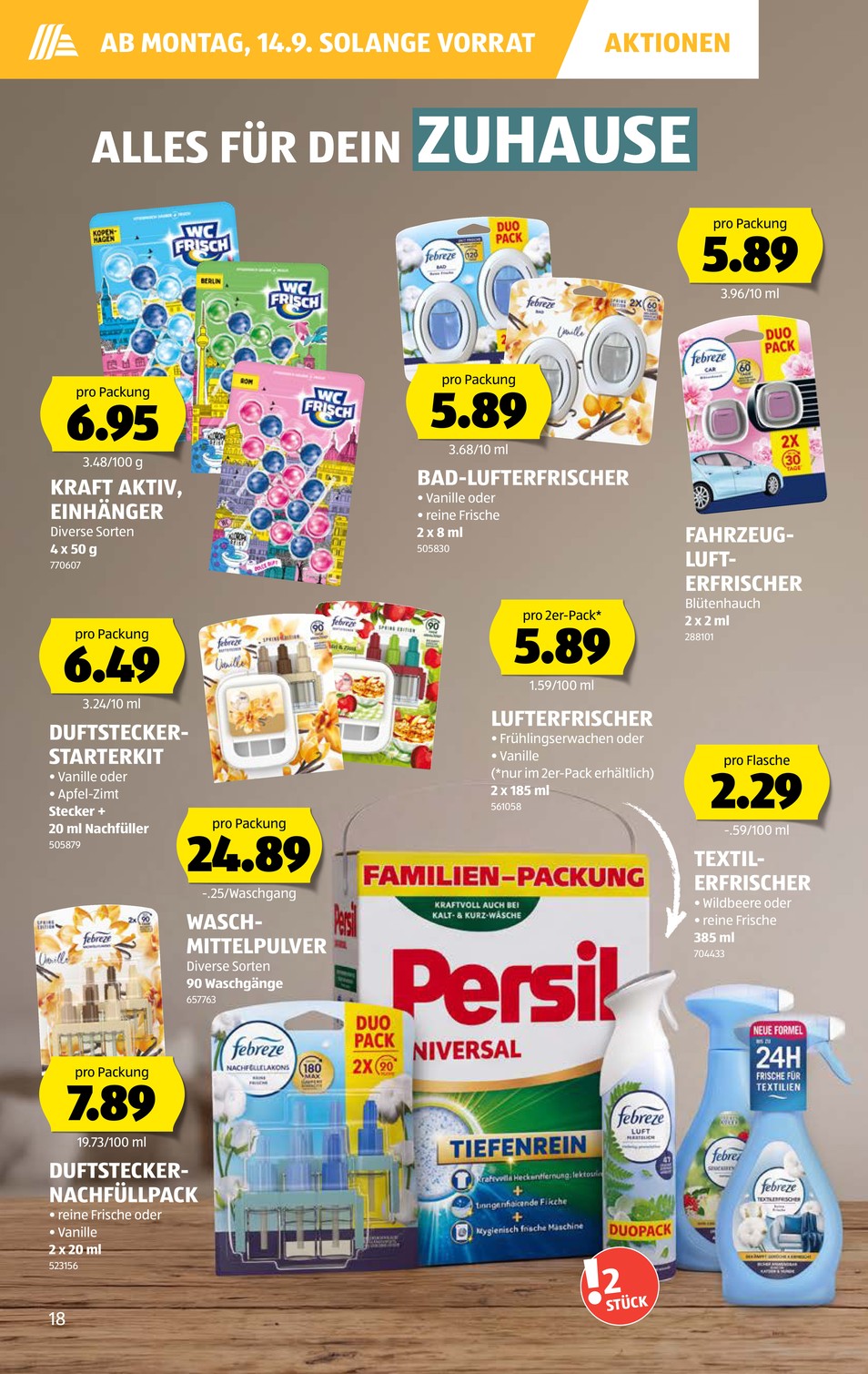 Aldi Suisse catalog page 18 — 2026-09-07 to 2026-09-12