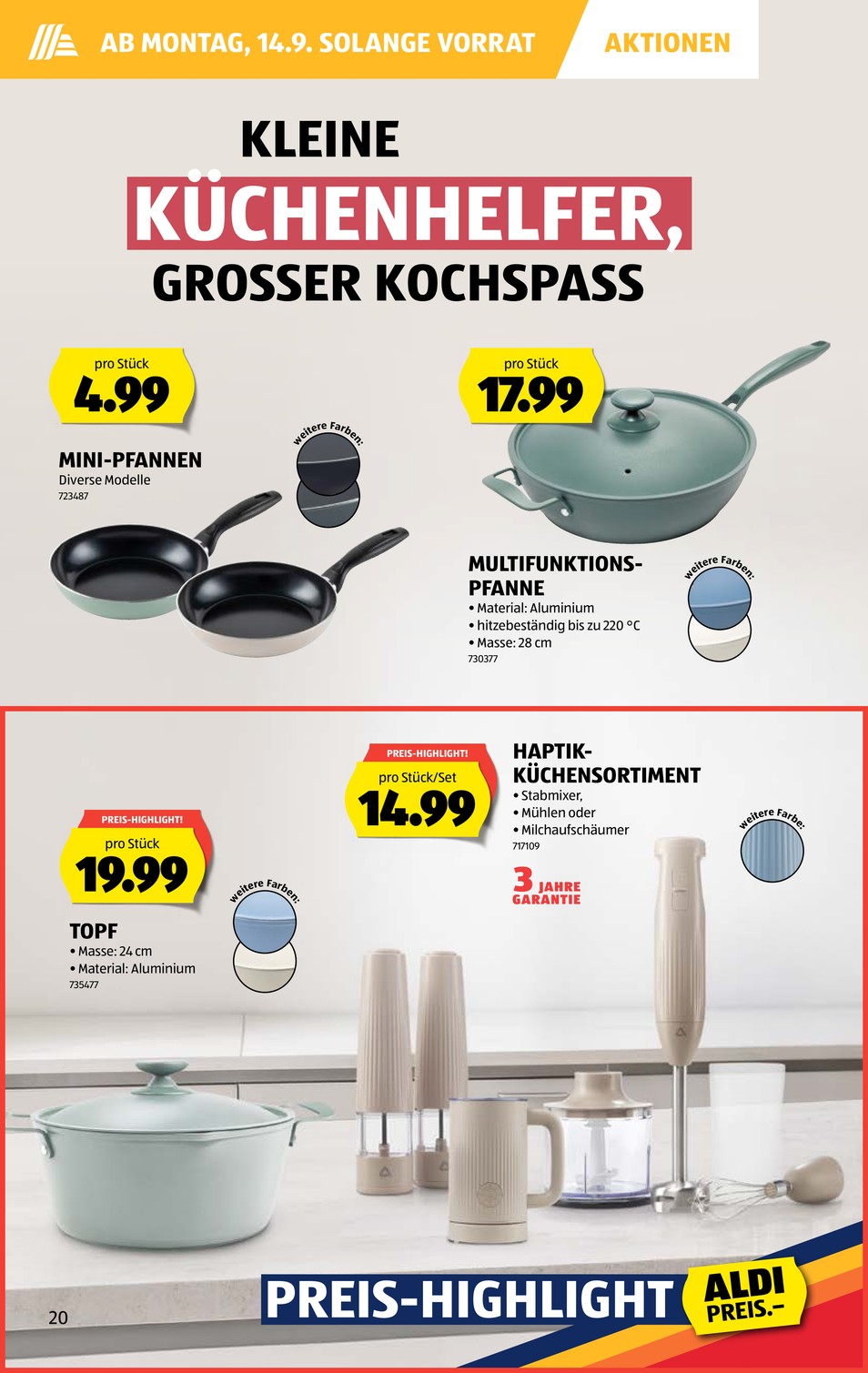 Aldi Suisse catalog page 20 — 2026-09-07 to 2026-09-12