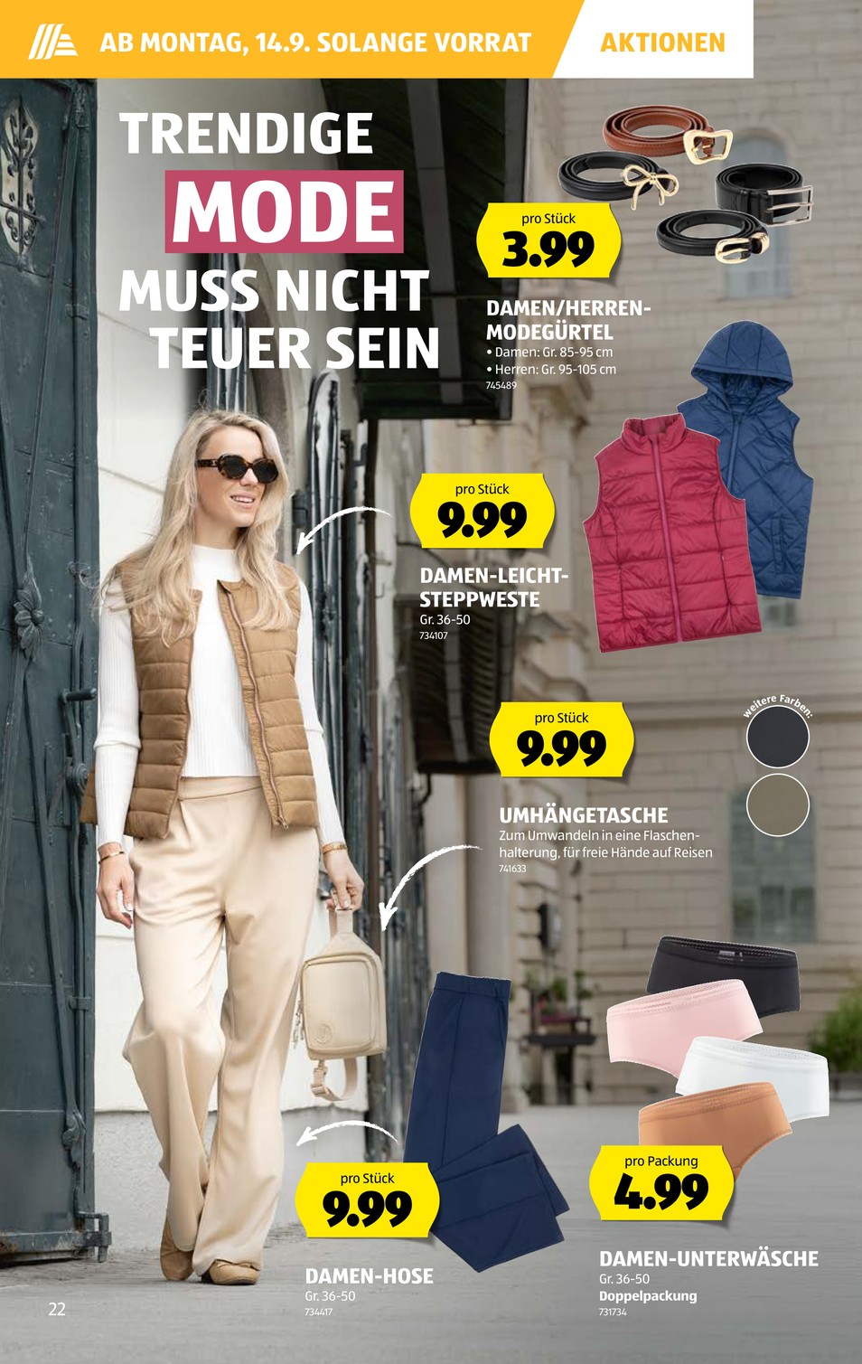Aldi Suisse catalog page 22 — 2026-09-07 to 2026-09-12