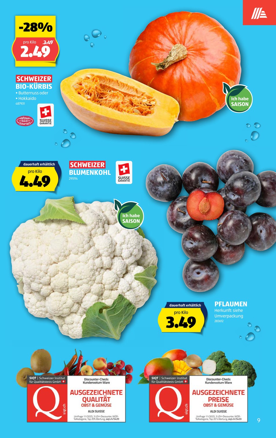 Aldi Suisse catalog page 9 — 2026-09-14 to 2026-09-19