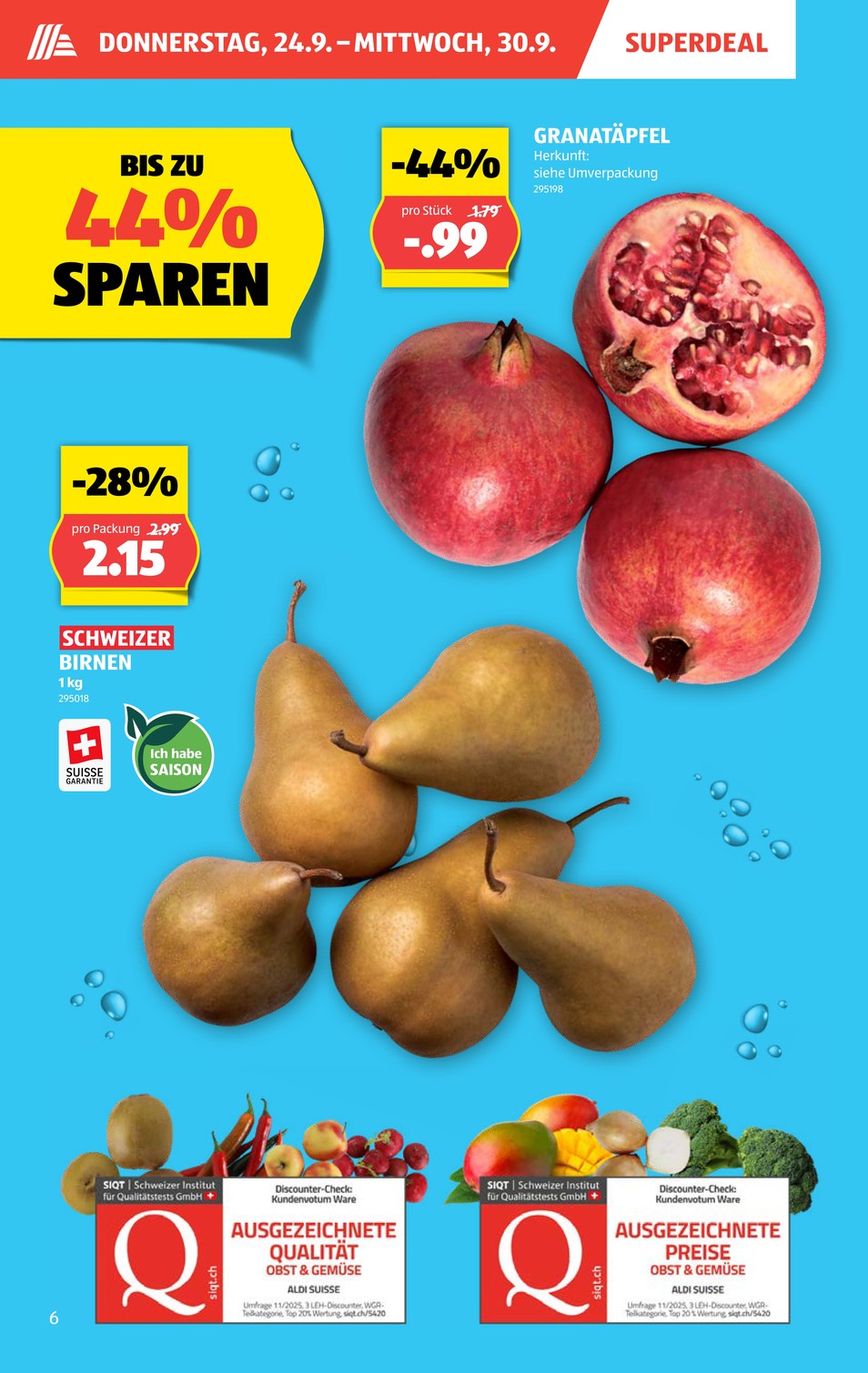 Aldi Suisse catalog page 6 — 2026-09-21 to 2026-09-26
