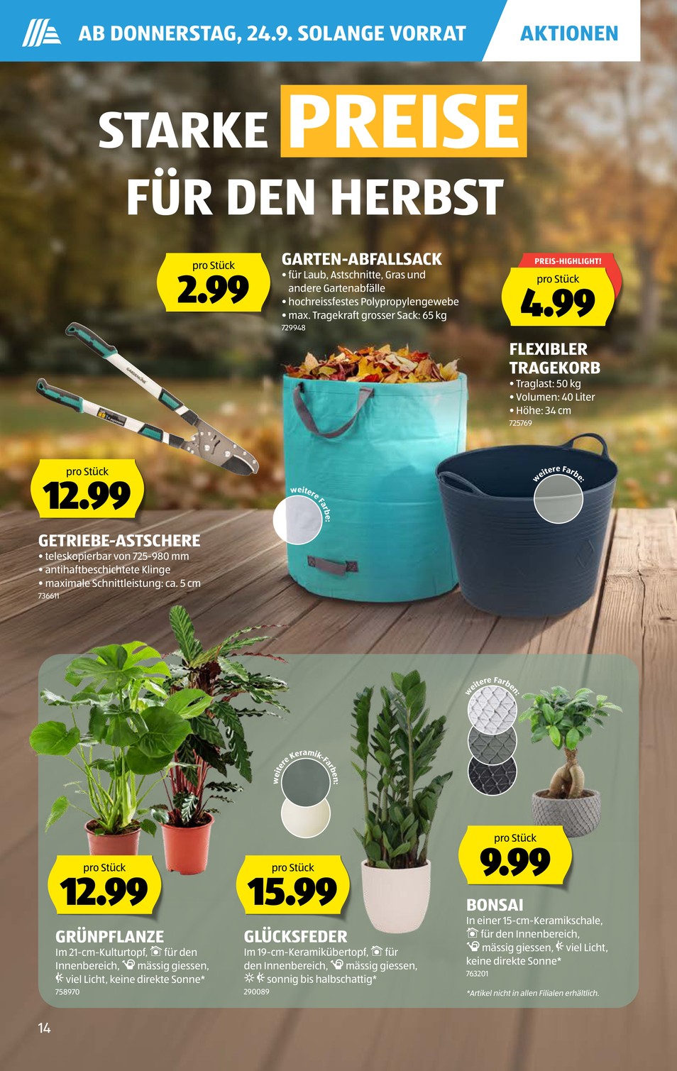 Aldi Suisse catalog page 14 — 2026-09-21 to 2026-09-26