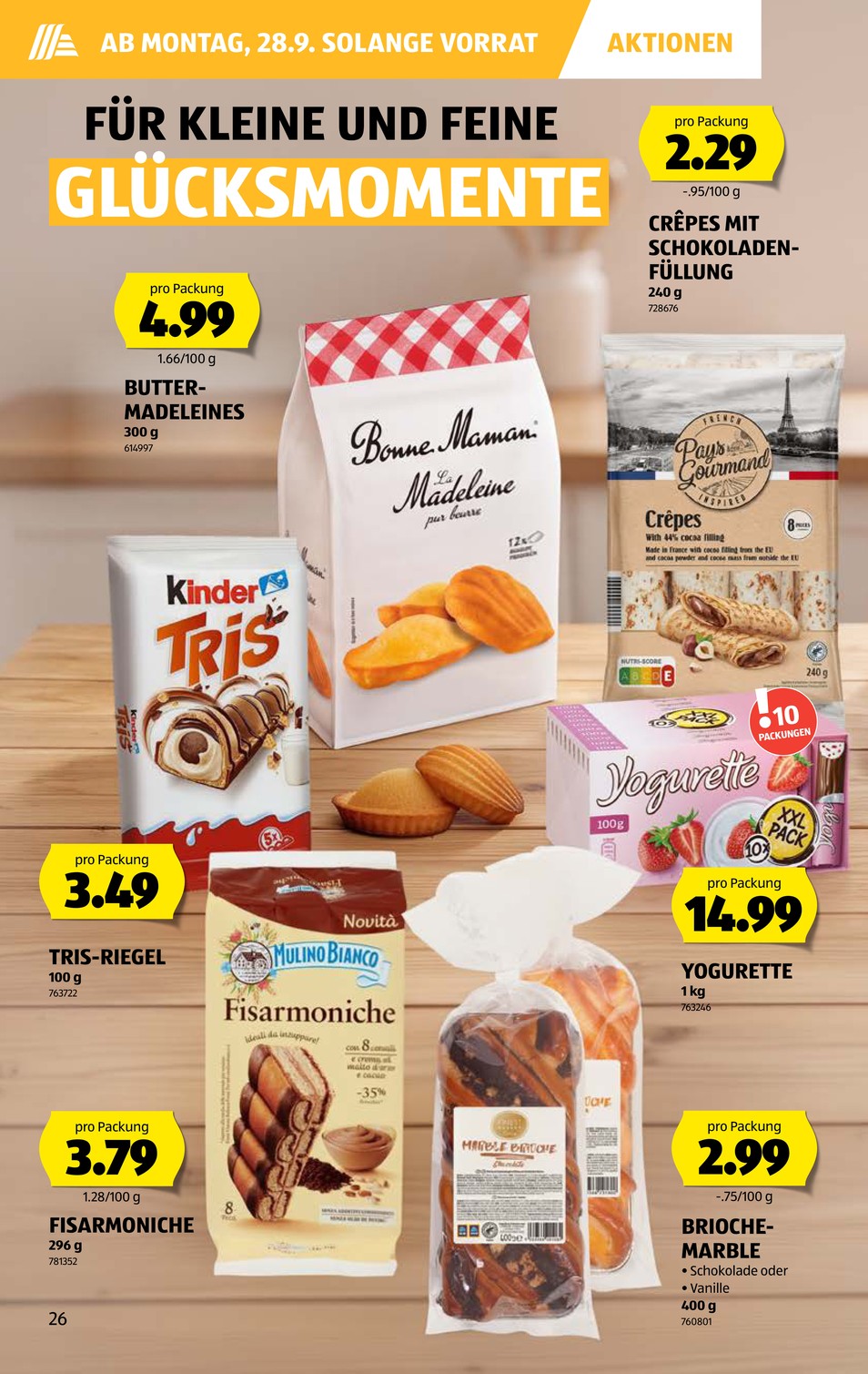 Aldi Suisse catalog page 26 — 2026-09-21 to 2026-09-26