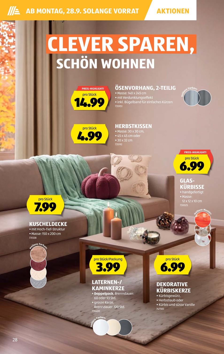 Aldi Suisse catalog page 28 — 2026-09-21 to 2026-09-26