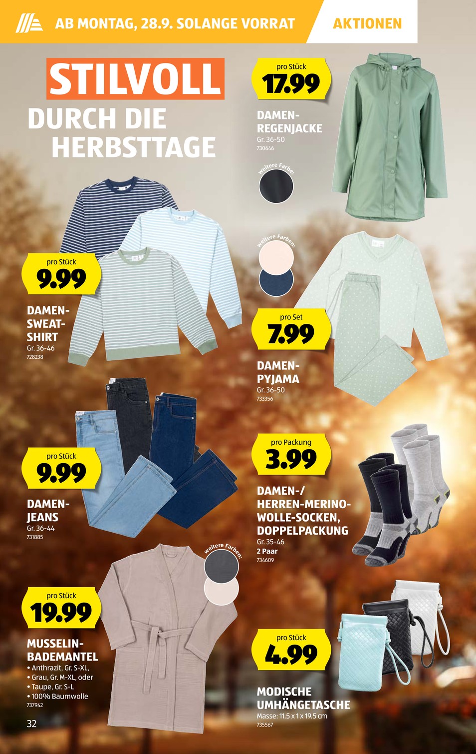 Aldi Suisse catalog page 32 — 2026-09-21 to 2026-09-26