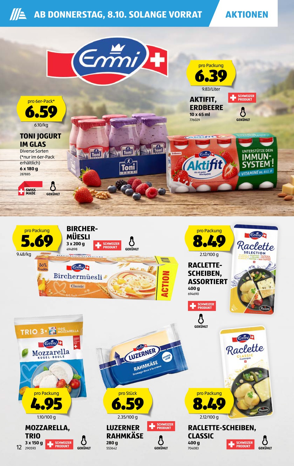 Aldi Suisse catalog page 12 — 2026-10-05 to 2026-10-10