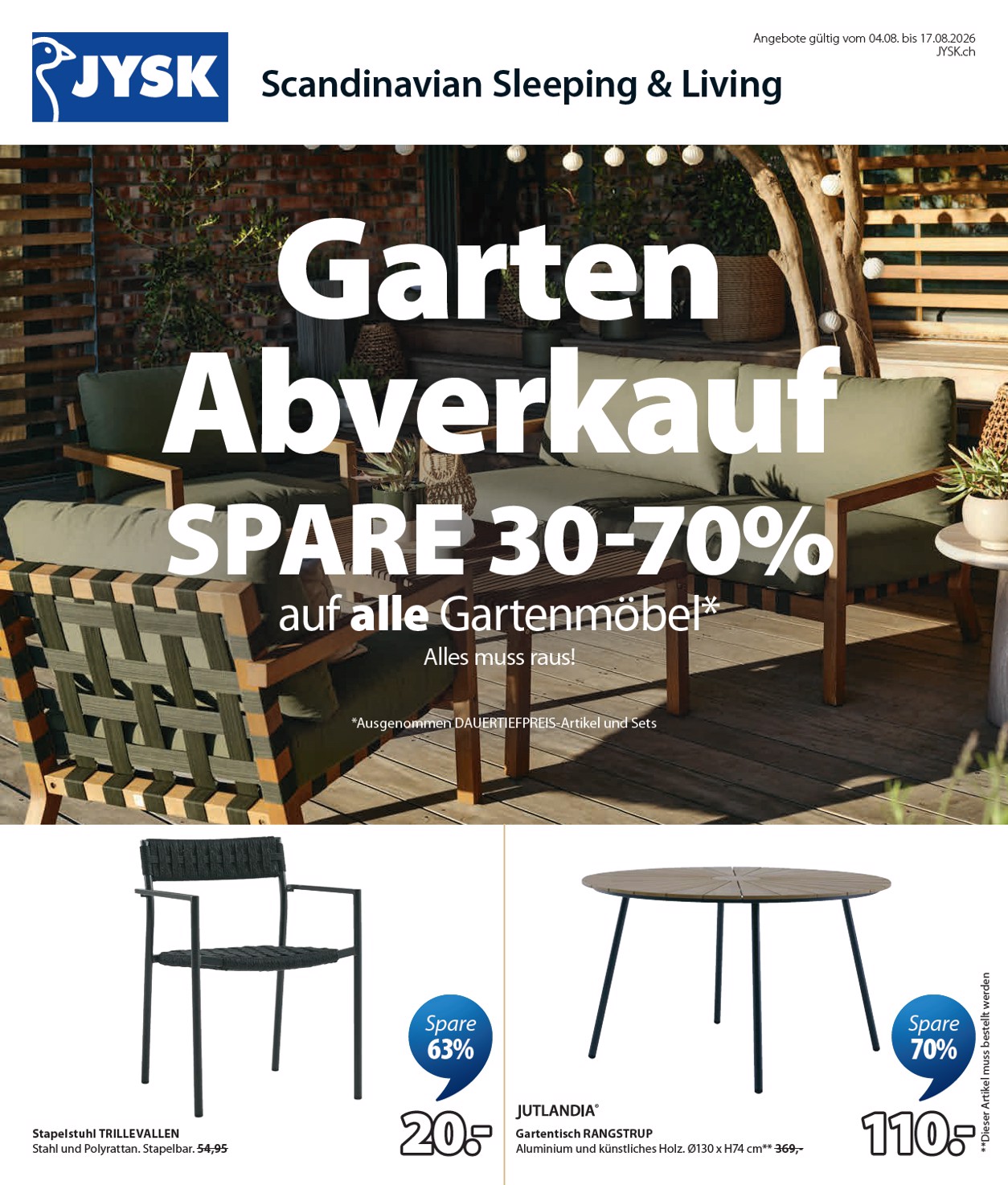 Jysk catalog page 2 — 2026-08-04 to 2026-08-17