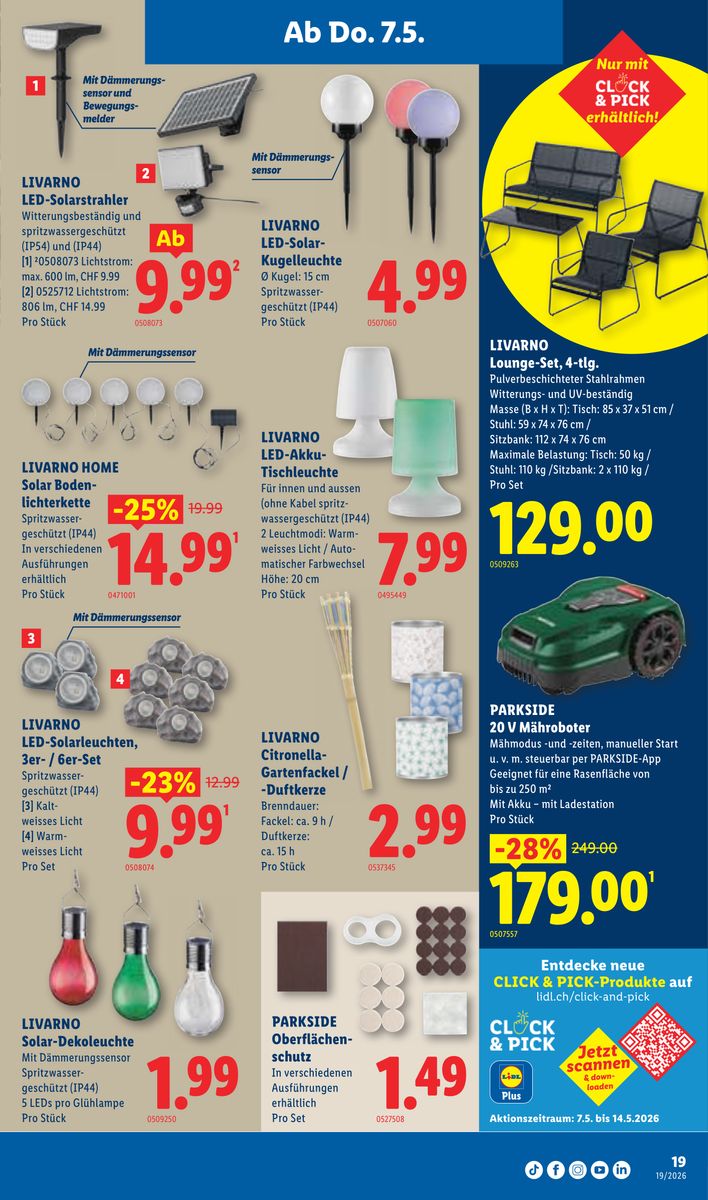 Lidl catalog page 19 — 2026-05-07 to 2026-05-12