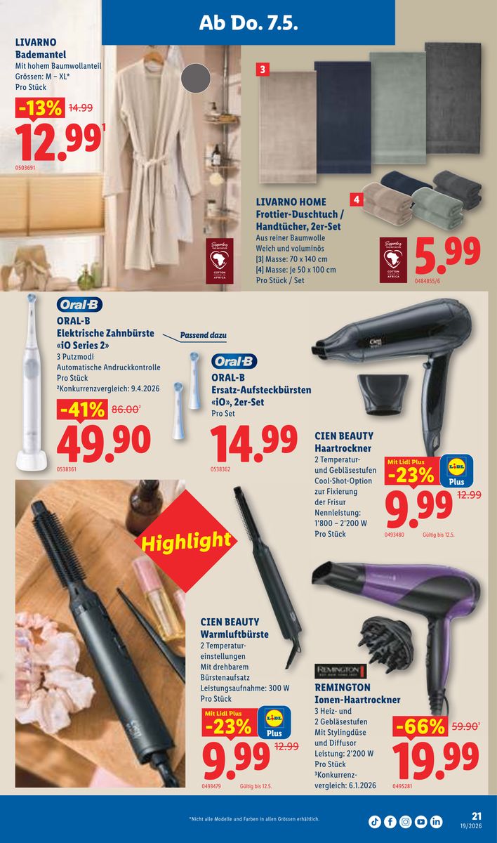 Lidl catalog page 21 — 2026-05-07 to 2026-05-12