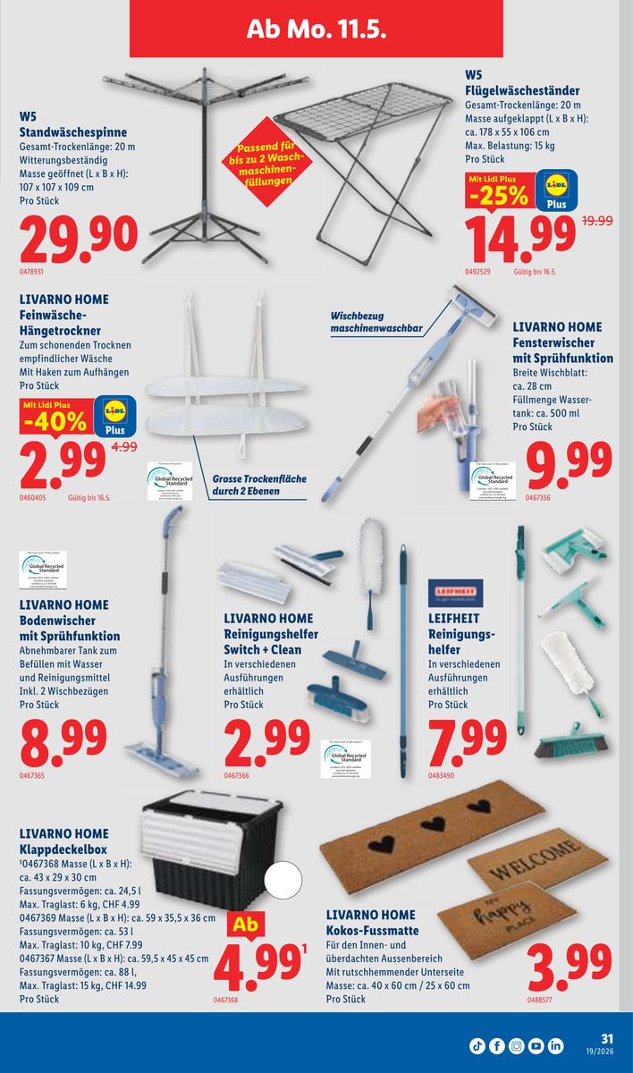 Lidl catalog page 31 — 2026-05-07 to 2026-05-12
