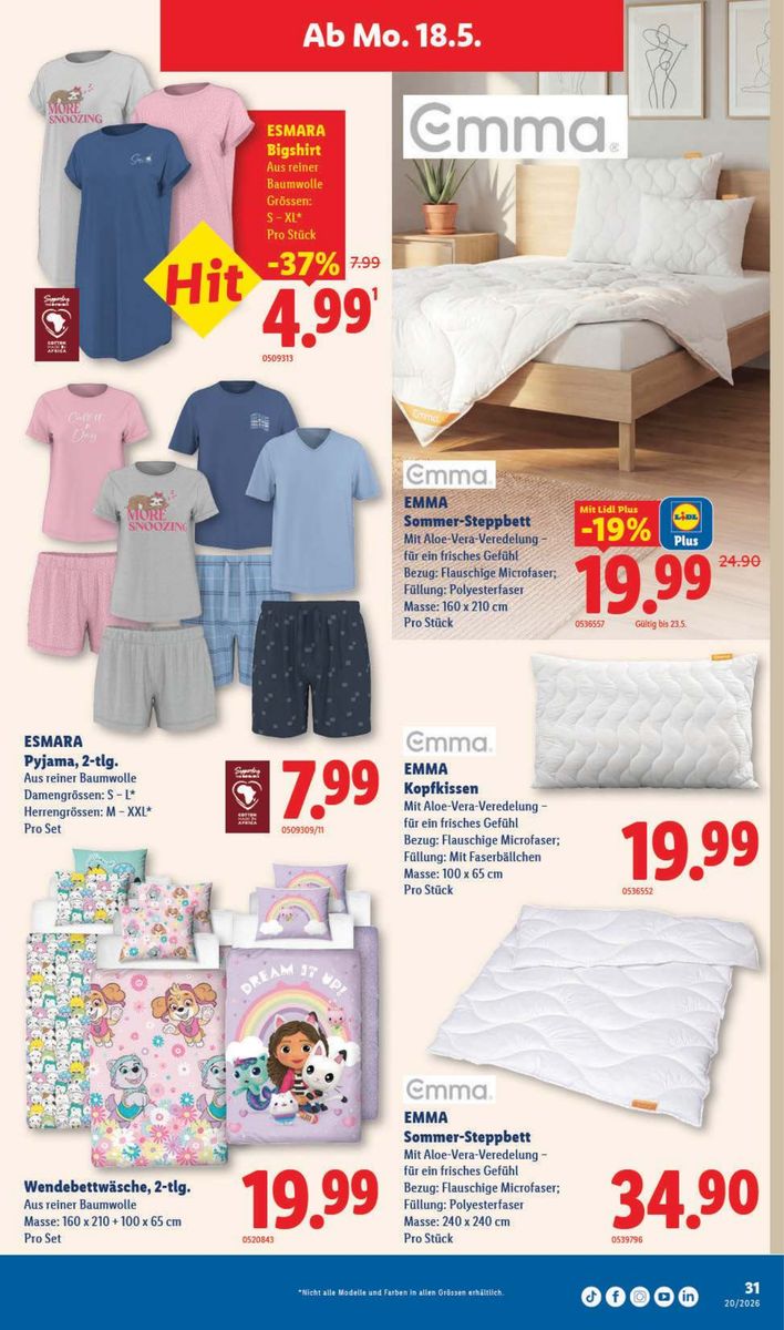 Lidl catalog page 31 — 2026-05-13 to 2026-05-20
