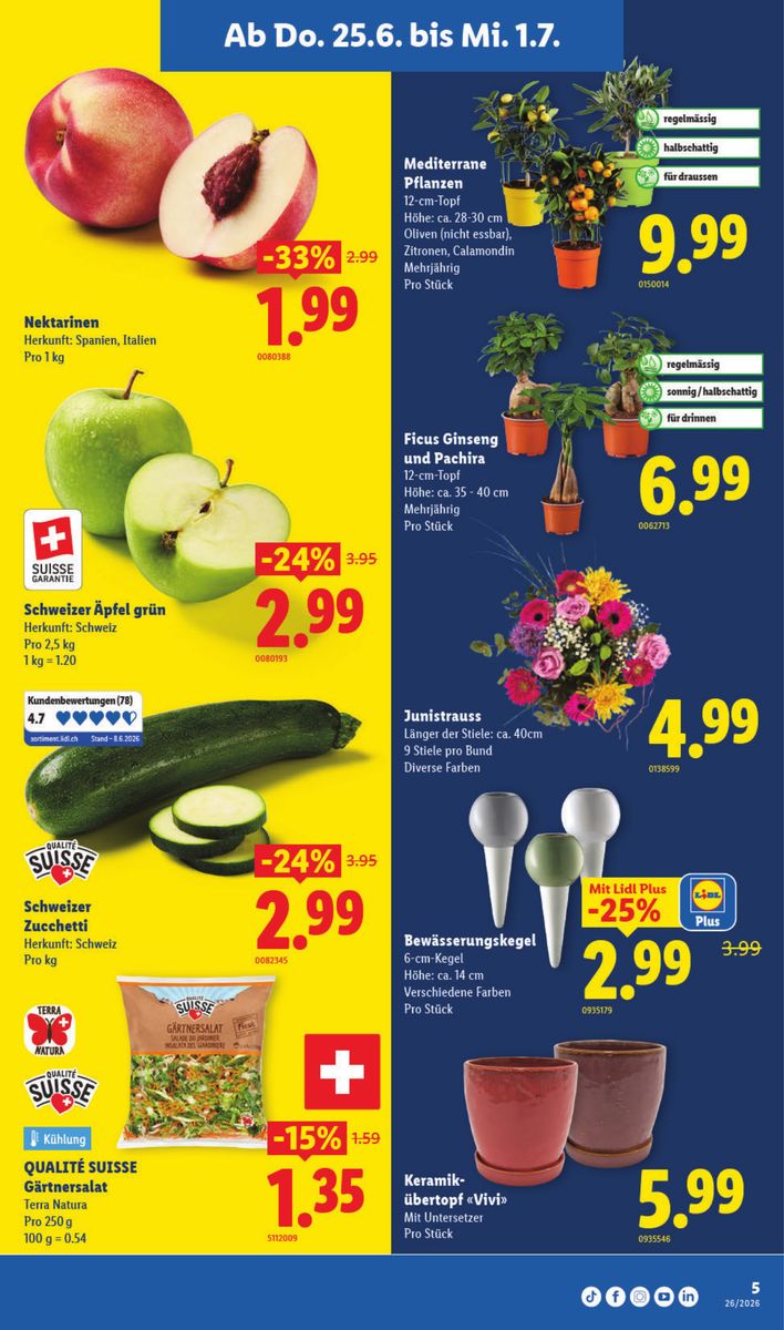 Lidl catalog page 5 — 2026-06-25 to 2026-07-01
