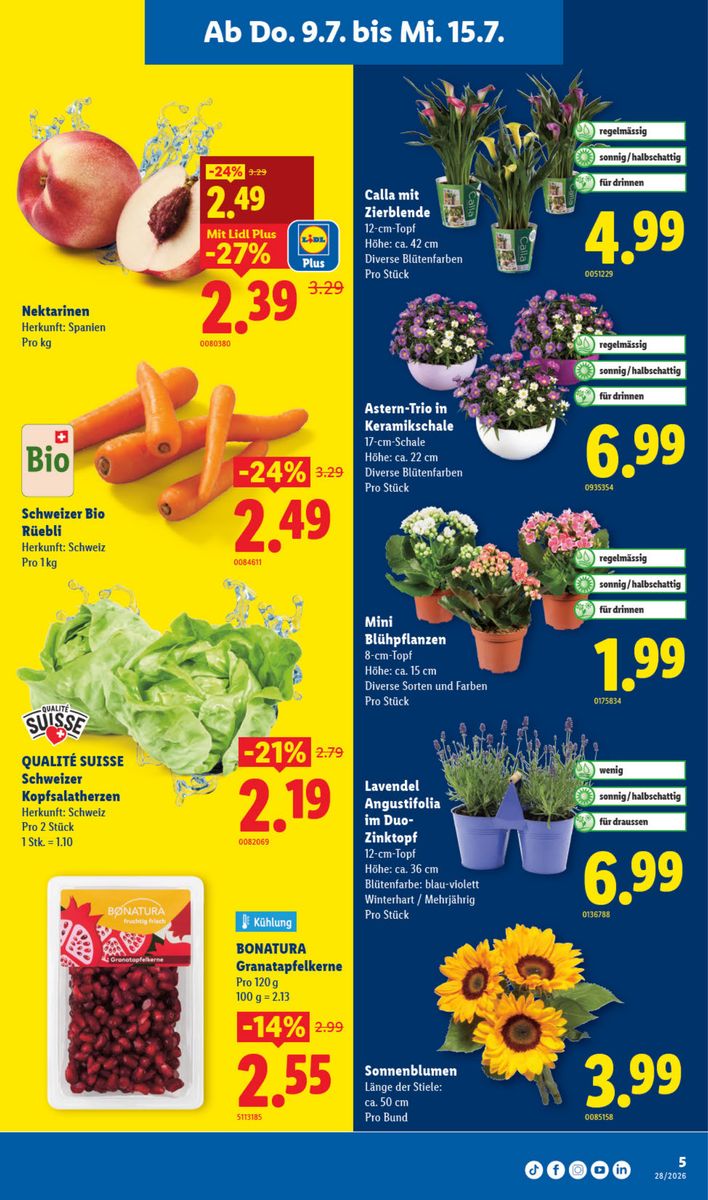 Lidl catalog page 5 — 2026-07-09 to 2026-07-15