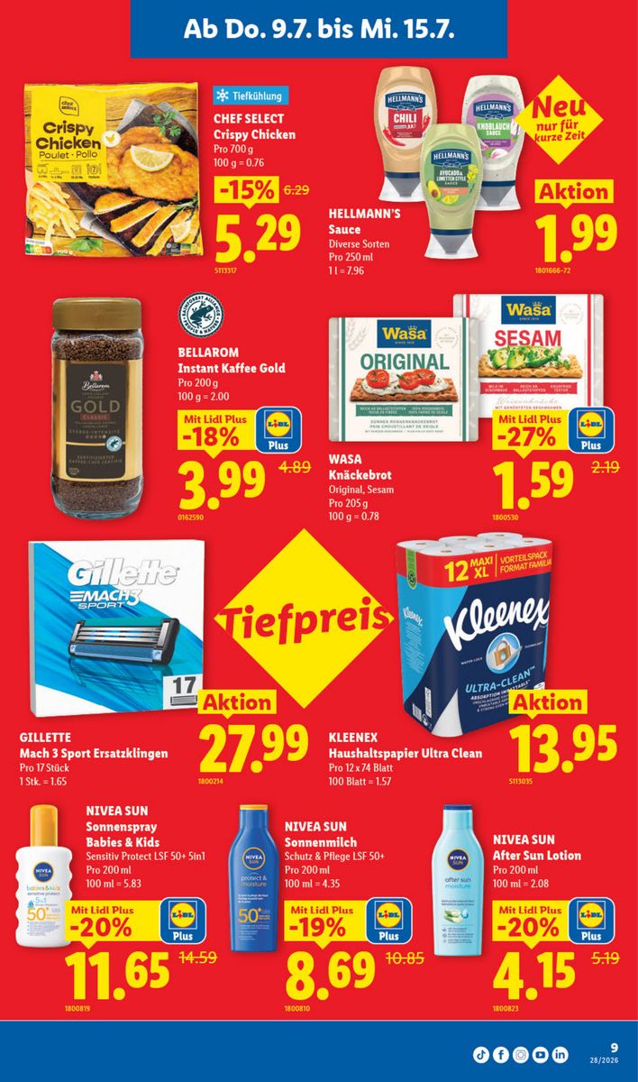 Lidl catalog page 13 — 2026-07-09 to 2026-07-15