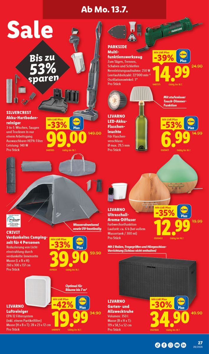 Lidl catalog page 31 — 2026-07-09 to 2026-07-15