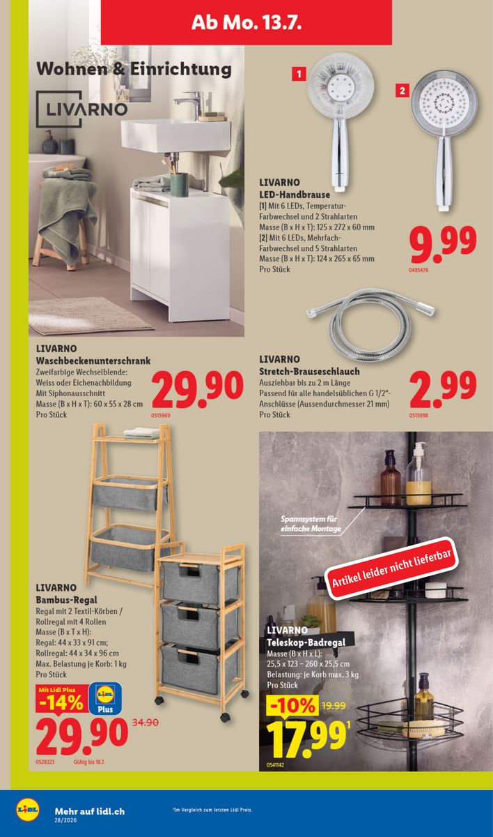 Lidl catalog page 32 — 2026-07-09 to 2026-07-15