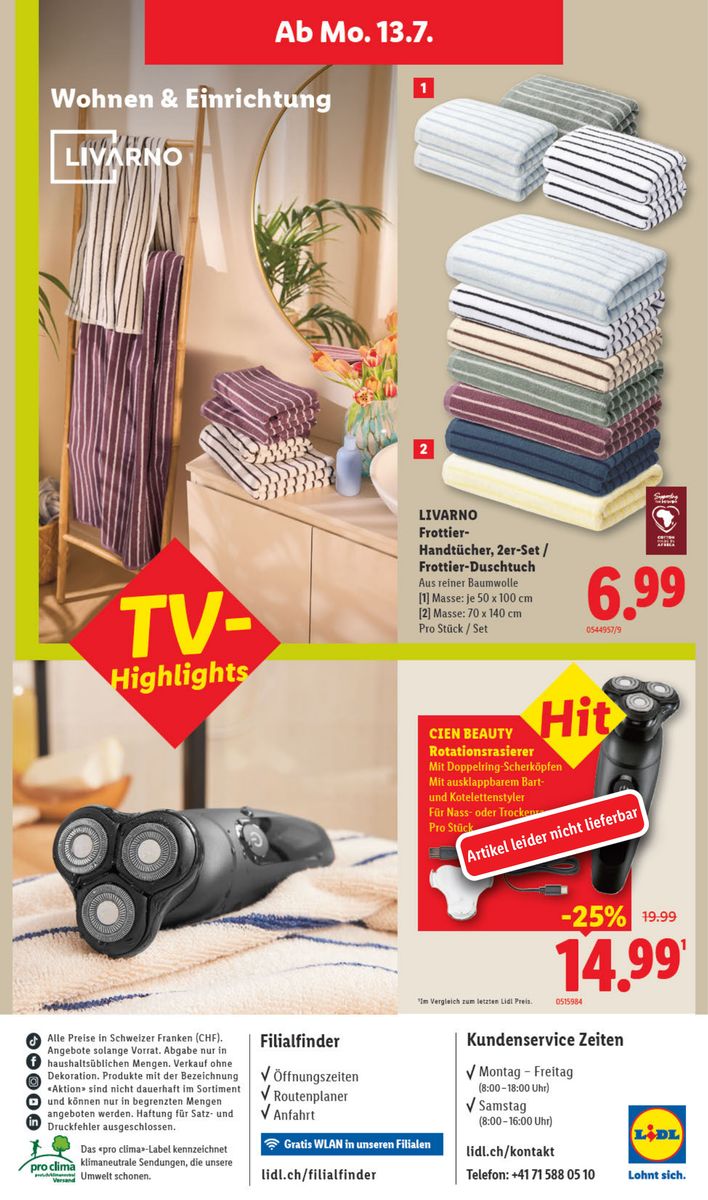Lidl catalog page 36 — 2026-07-09 to 2026-07-15