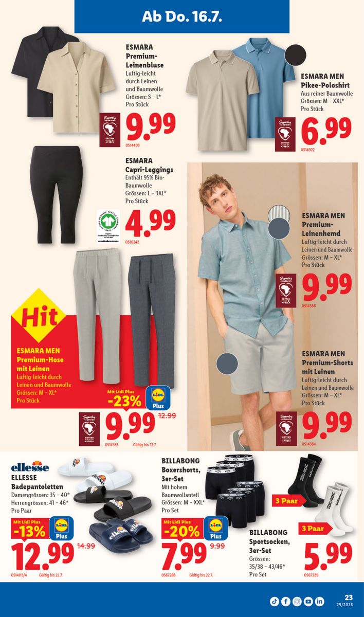 Lidl catalog page 25 — 2026-07-16 to 2026-07-22