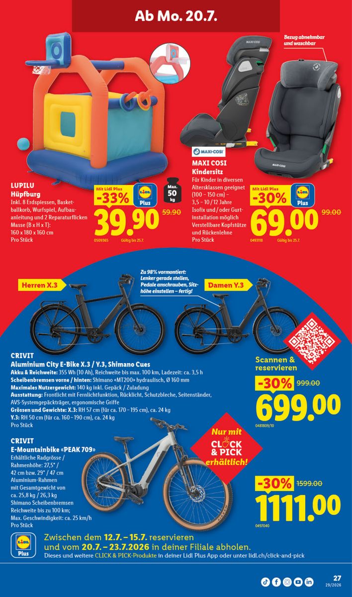 Lidl catalog page 29 — 2026-07-16 to 2026-07-22