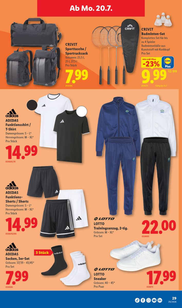 Lidl catalog page 31 — 2026-07-16 to 2026-07-22
