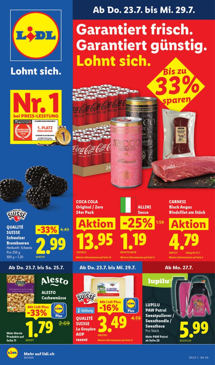 Lidl catalog cover