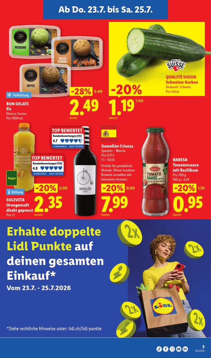 Lidl catalog page 3 — 2026-07-23 to 2026-07-29