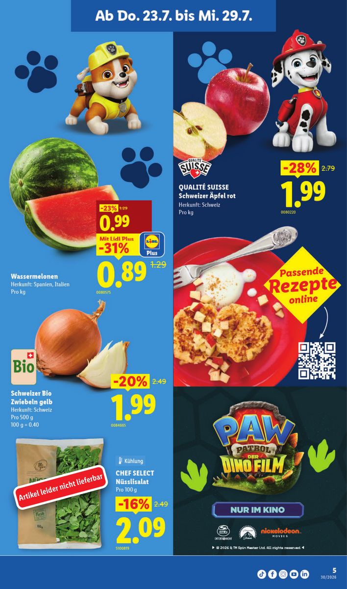 Lidl catalog page 5 — 2026-07-23 to 2026-07-29