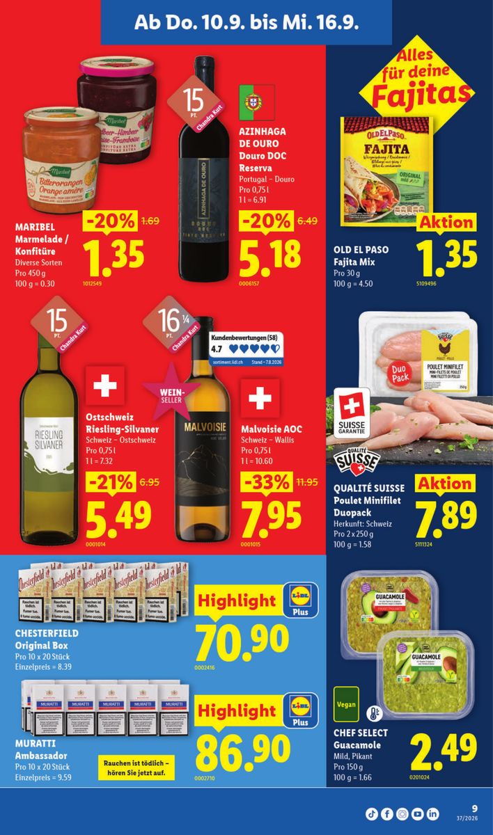 Lidl catalog page 9 — 2026-09-10 to 2026-09-16