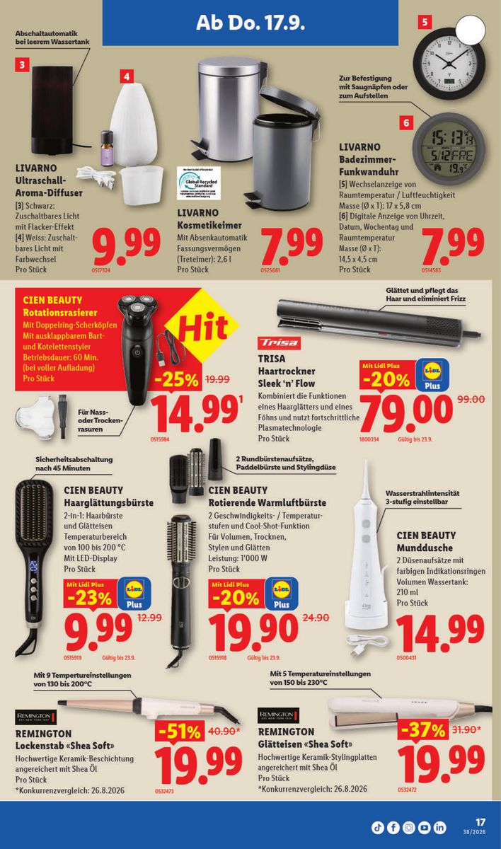 Lidl catalog page 17 — 2026-09-17 to 2026-09-23