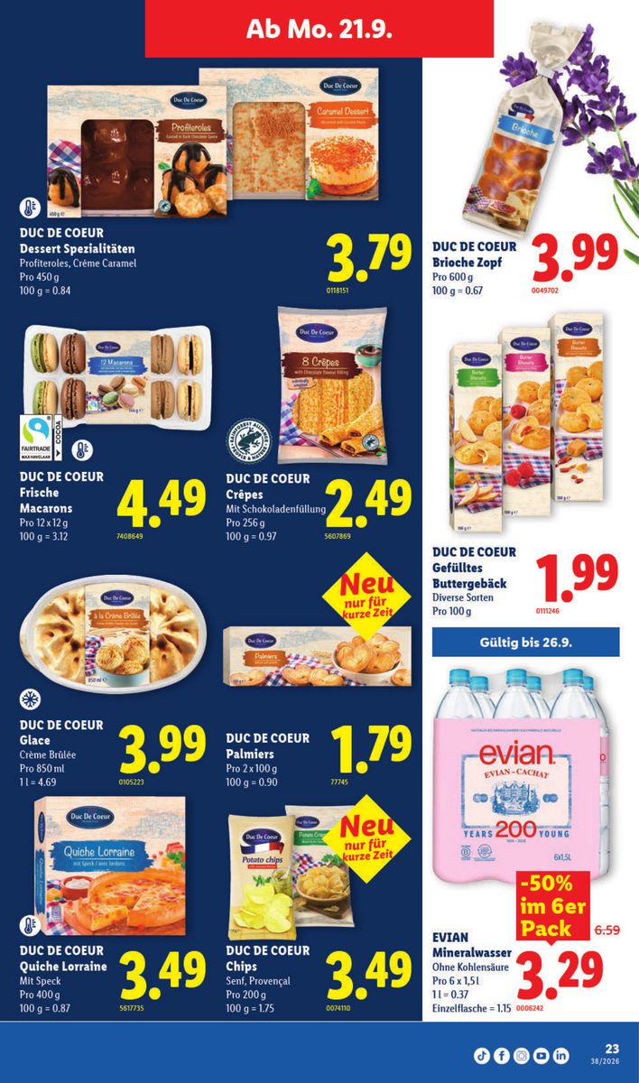 Lidl catalog page 23 — 2026-09-17 to 2026-09-23