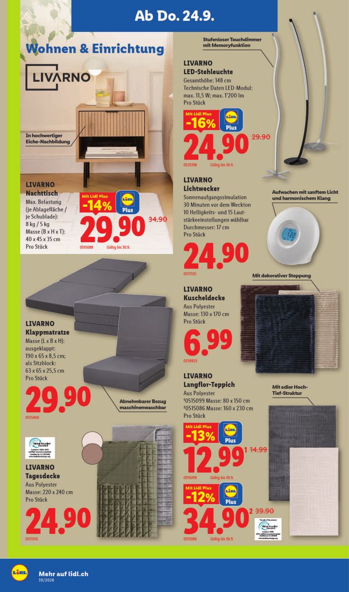 Lidl catalog page 18 — 2026-09-24 to 2026-09-30