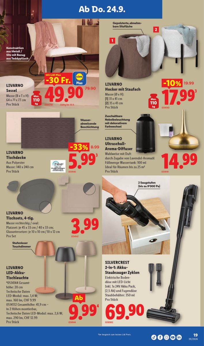 Lidl catalog page 19 — 2026-09-24 to 2026-09-30