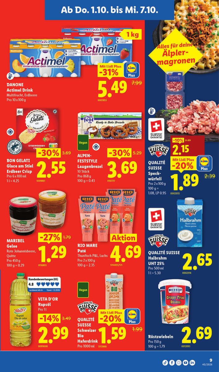 Lidl catalog page 9 — 2026-10-01 to 2026-10-07