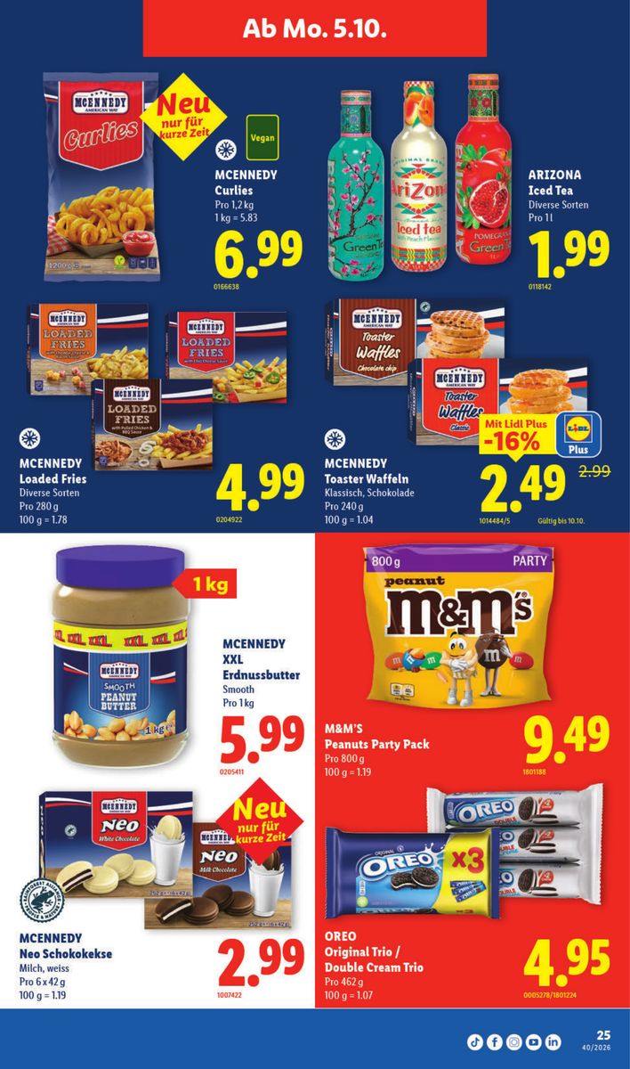 Lidl catalog page 25 — 2026-10-01 to 2026-10-07