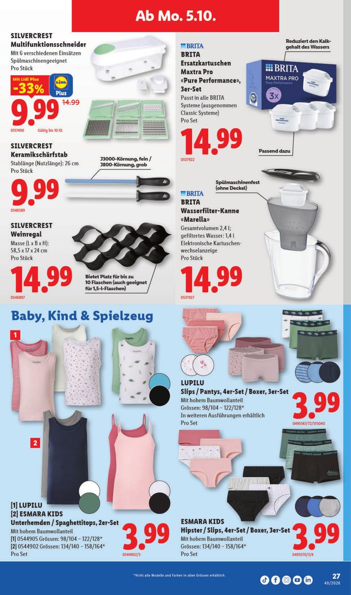 Lidl catalog page 27 — 2026-10-01 to 2026-10-07