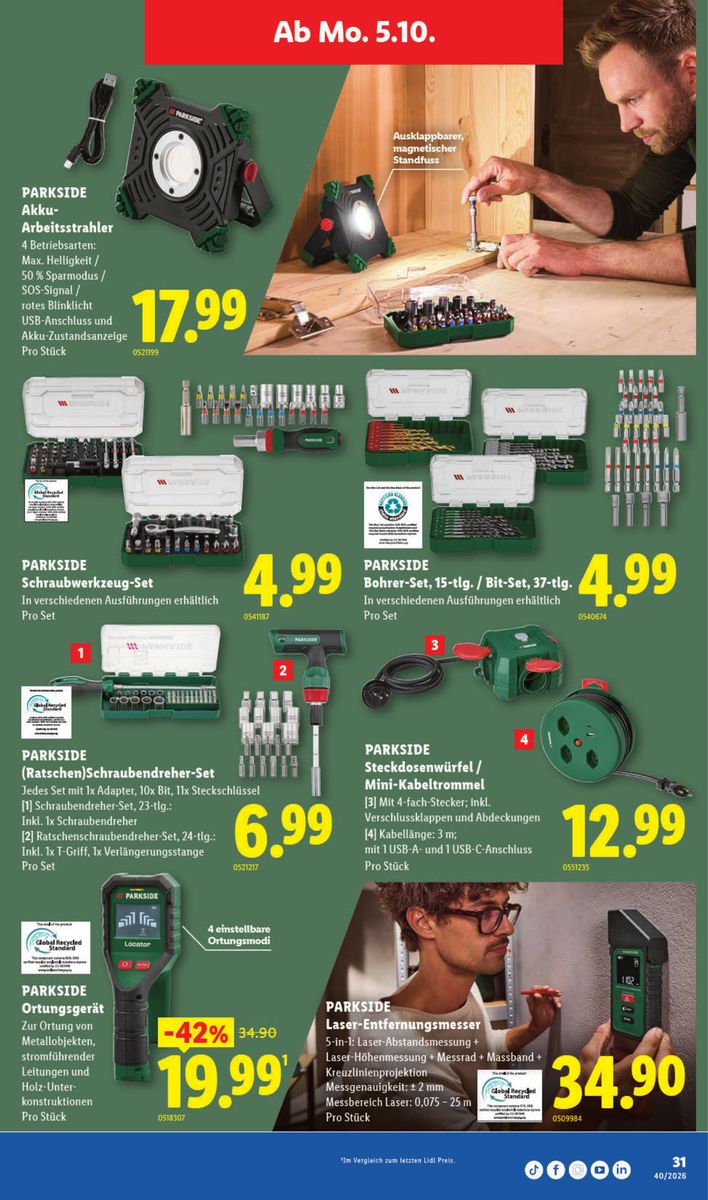 Lidl catalog page 31 — 2026-10-01 to 2026-10-07