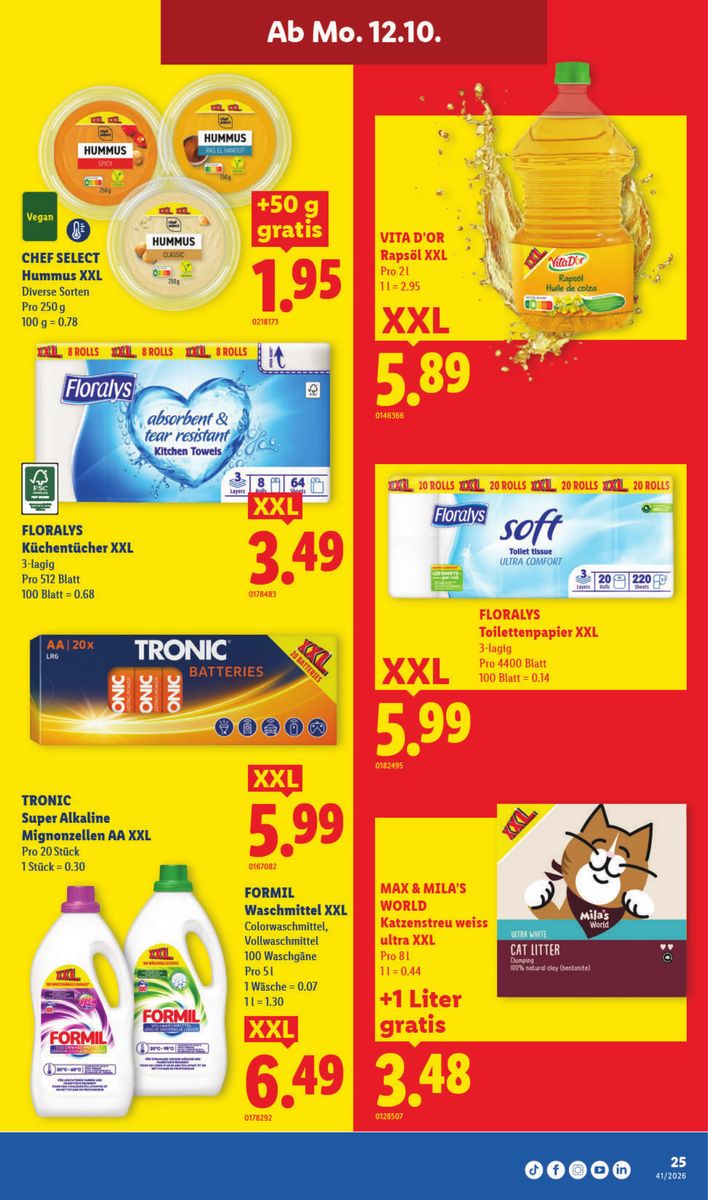 Lidl catalog page 25 — 2026-10-08 to 2026-10-14