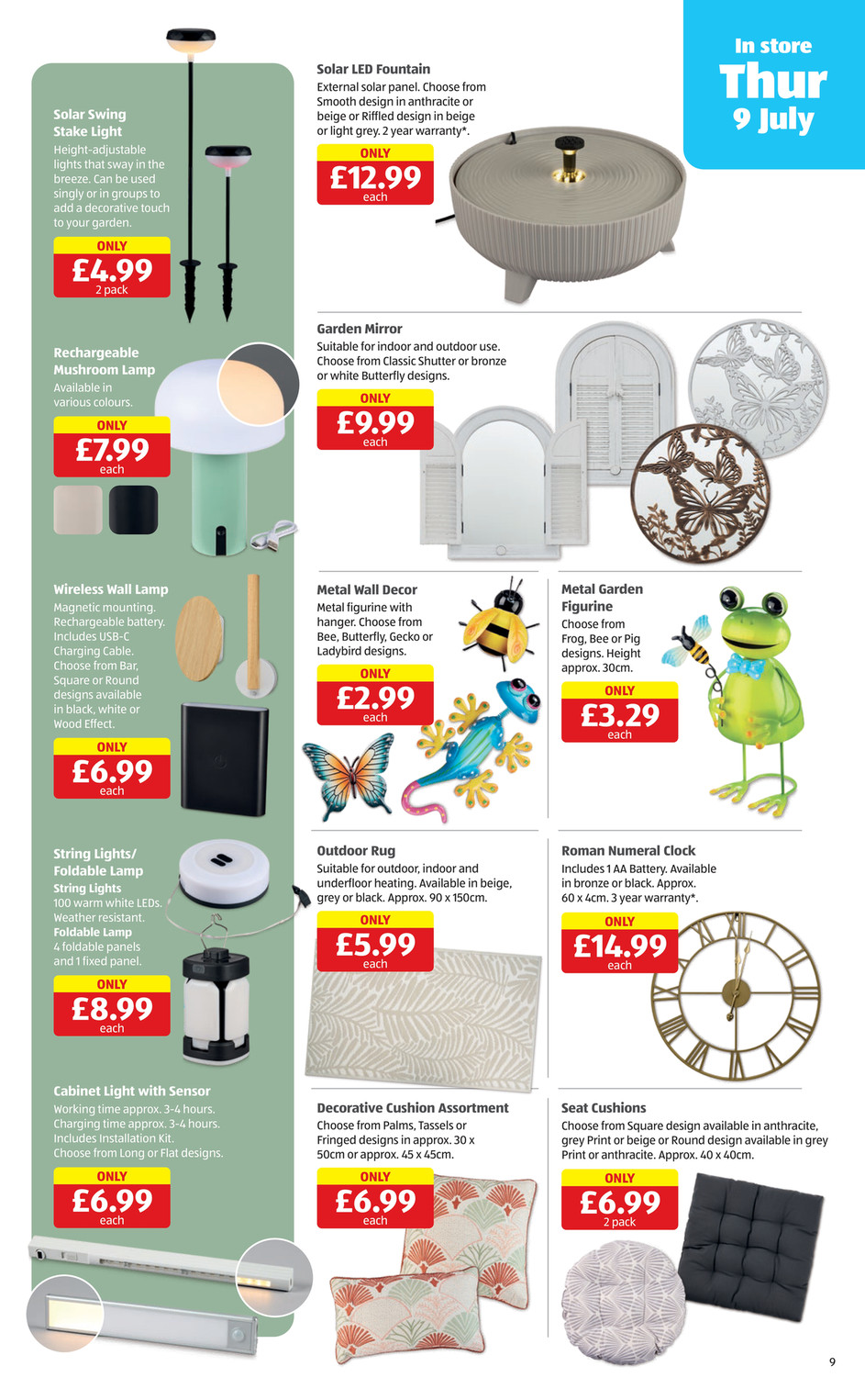 Aldi catalog page 9 — 2026-07-09 to 2026-07-09