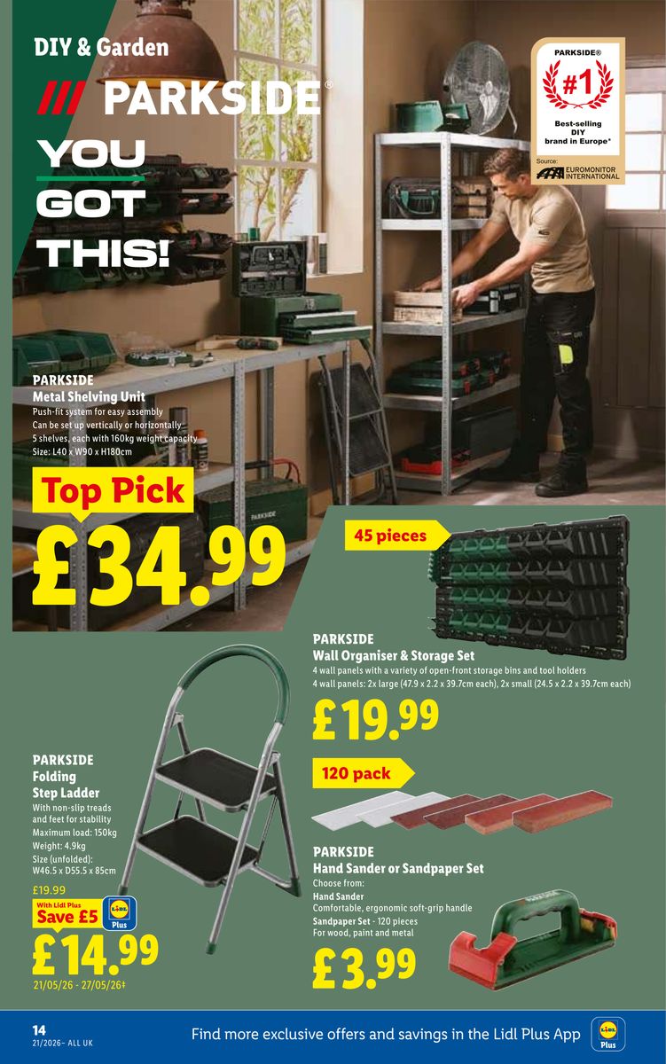 Lidl catalog page 18 — 2026-05-21 to 2026-05-27