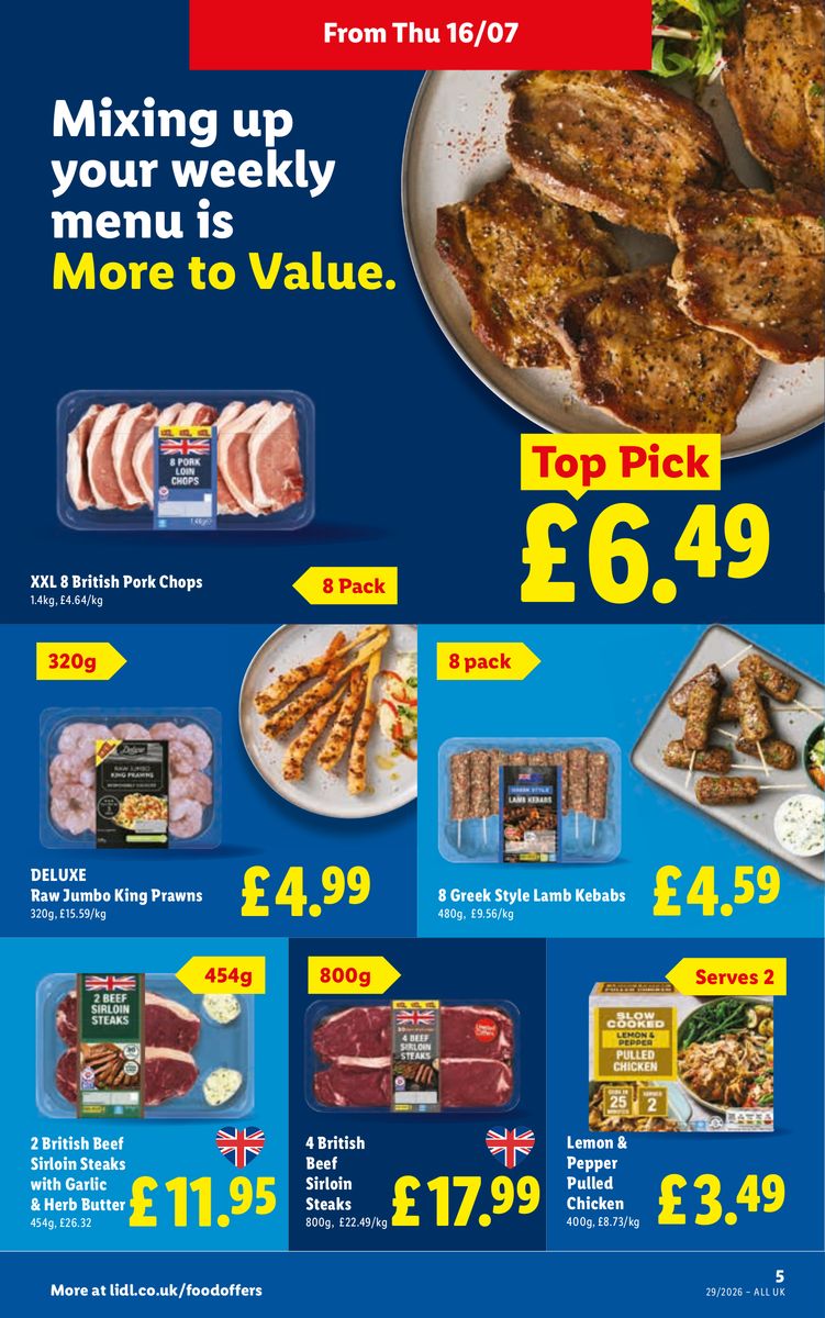 Lidl catalog page 5 — 2026-07-16 to 2026-07-22