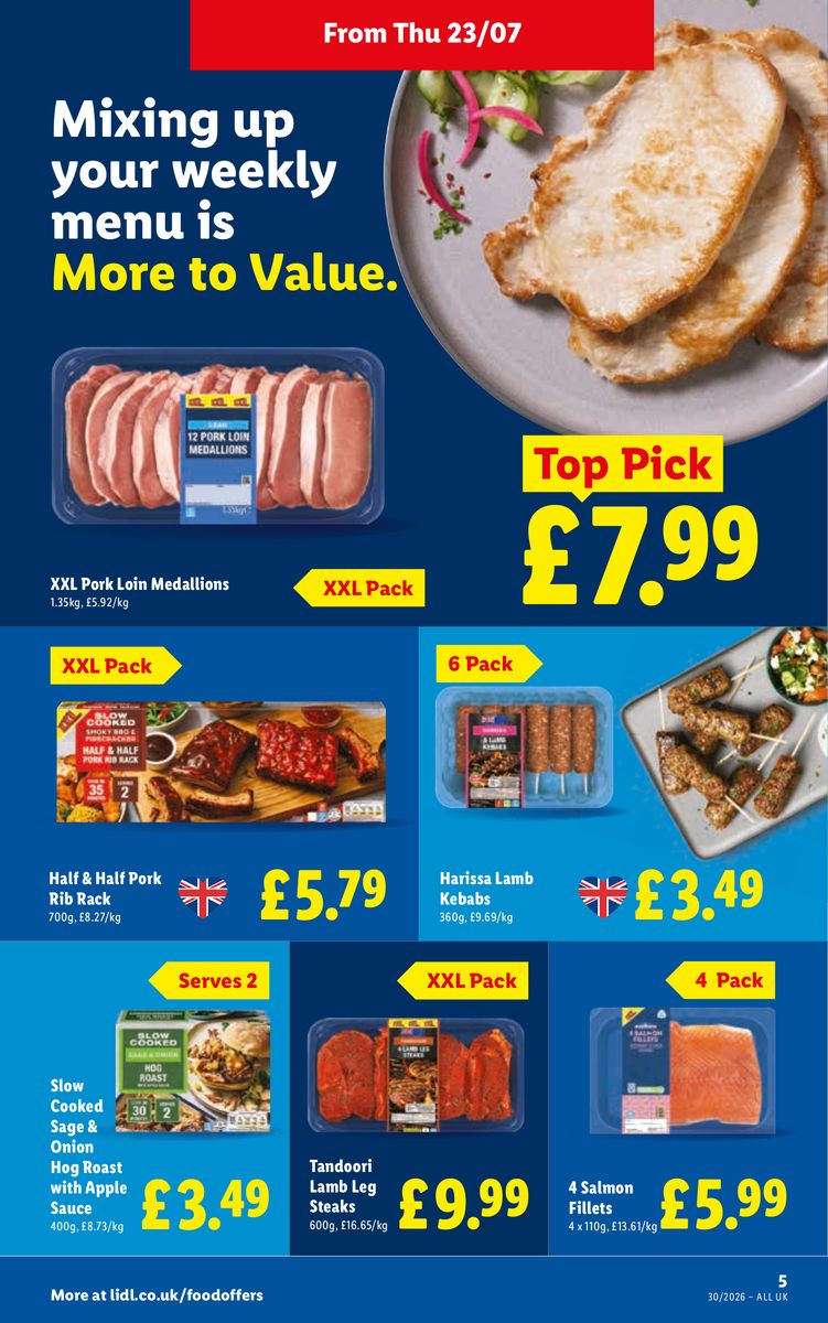 Lidl catalog page 5 — 2026-07-23 to 2026-07-29